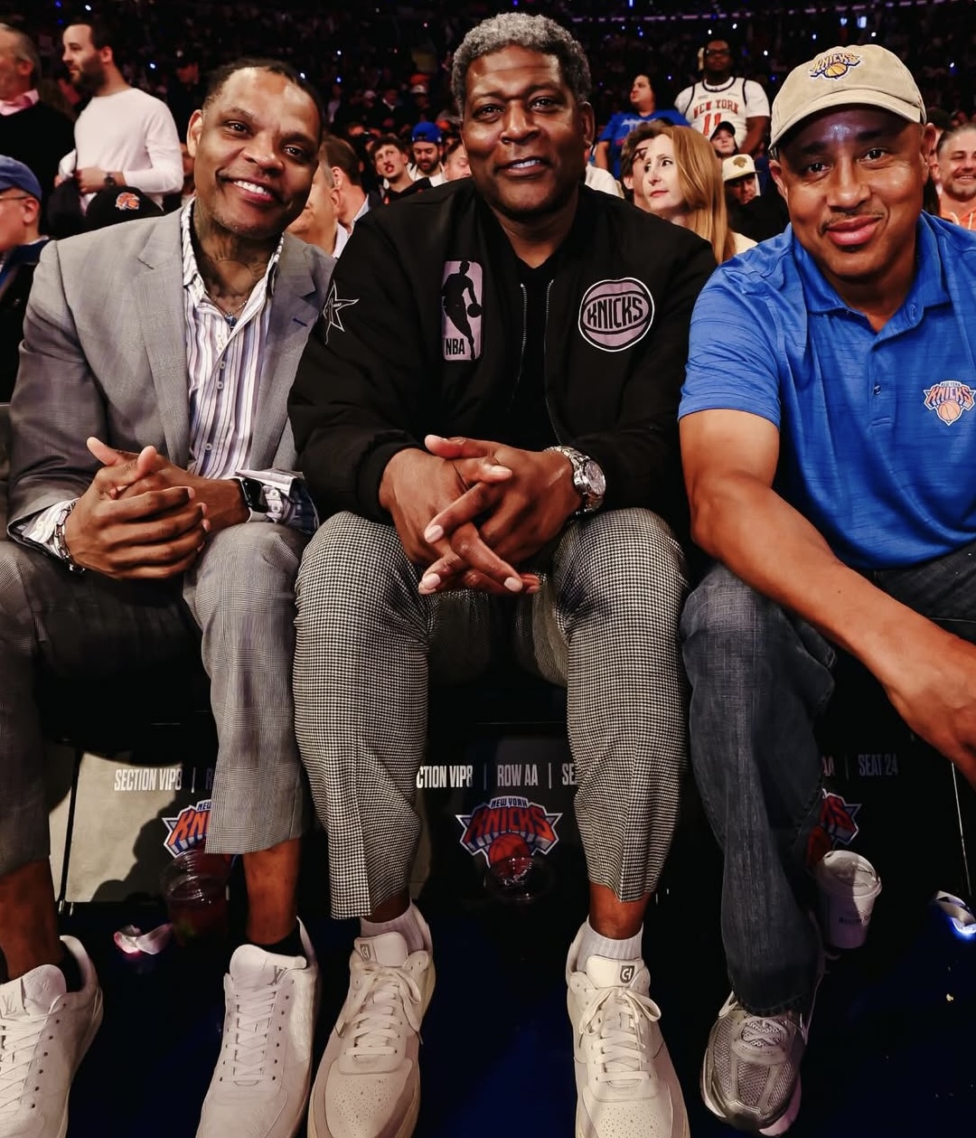 Knicks Alumni Courtside